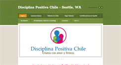 Desktop Screenshot of disciplinapositivachile.com