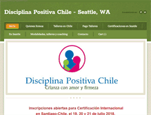 Tablet Screenshot of disciplinapositivachile.com
